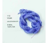 Шёлковое мулине Dinky-Dyes S-110 Violet